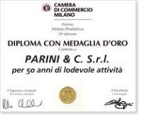 Parini & C - 50 anni di lodevole attività